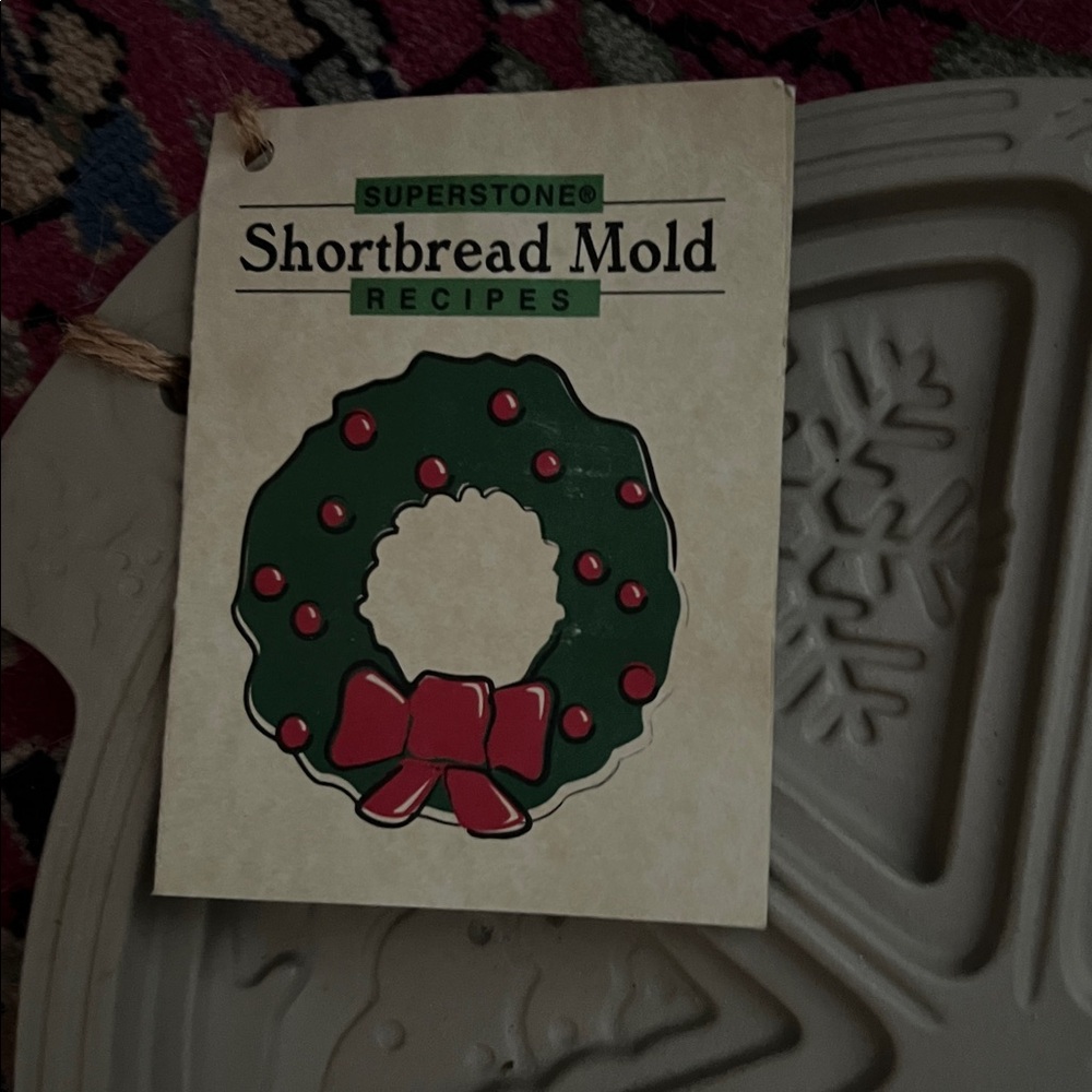 New Seasonal Shortbread Mold with Holiday Designs